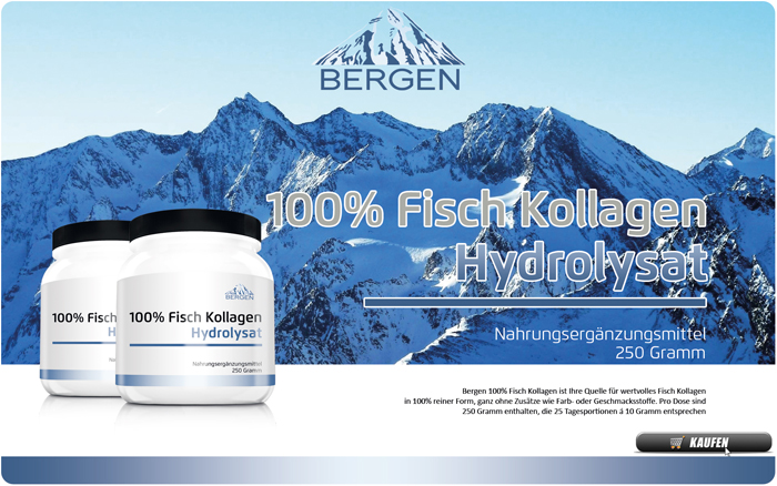 Bergen 100% Fisch Kollagen Bergen 100% Fisch Kollagen