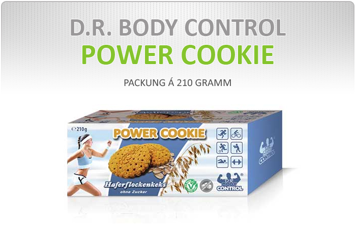 D.R. Body Control Power Cookie - Packung &aacute; 210 Gramm