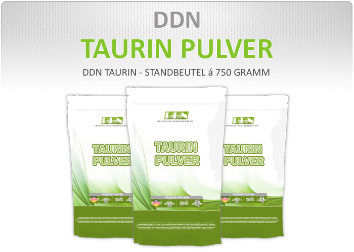 DDN Taurin Pulver - Standbeutel &aacute; 750 Gramm bei Pharmasports