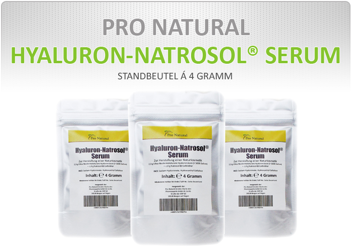 Pro Natural Hyaluron-Natrosol&reg; Serum - Standbeutel &aacute; 4 Gramm