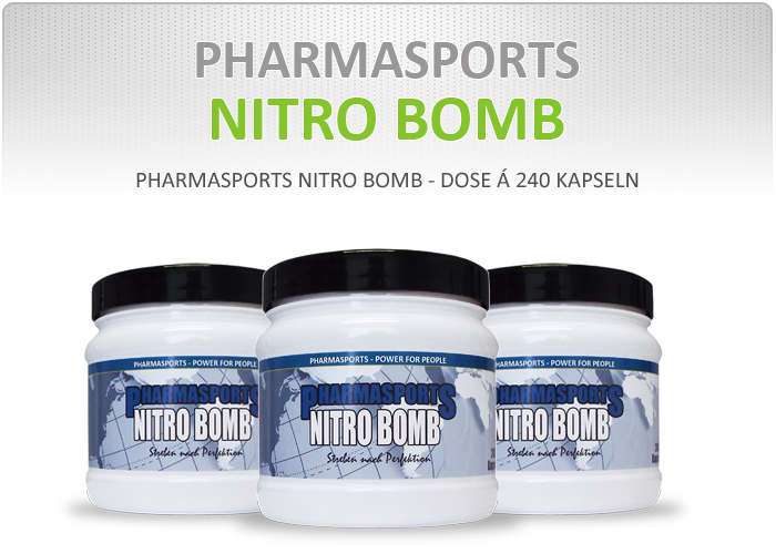 Pharmasports Nitro Bomb - Dose á 240 Kapseln Pharmasports Nitro Bomb - Dose á 240 Kapseln