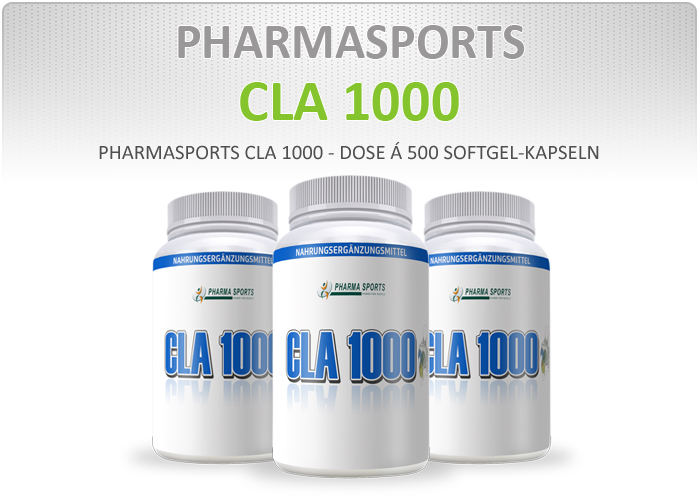 Pharmasports CLA 1000 - Dose &aacute; 500 Softgel-Kapseln