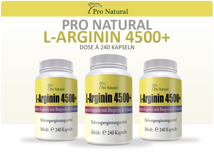 Pro Natural L-Arginin 4500+