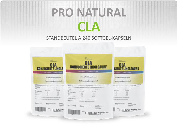 Pro Natural CLA - Standbeutel &aacute; 240 Softgel-Kapseln