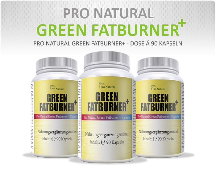 Pro Natural Green Fatburner+ - Dose á 90 Kapseln Pro Natural Green Fatburner+ - Dose á 90 Kapseln