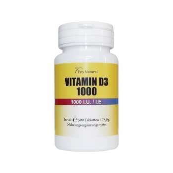 Pro Natural Vitamin D3 1000