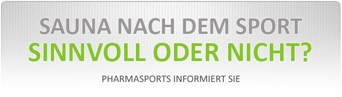 Sauna nach dem Sport - was es bringt